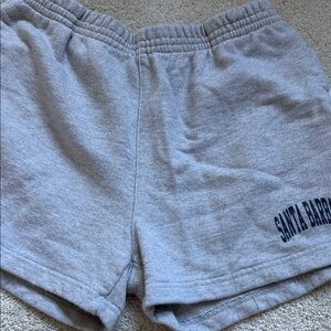 Brandy Melville, Gray Santa Barbara Shorts, Size OS